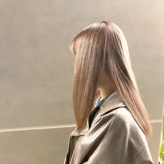 ロング カラー PULSE yokohama所属・横浜駅/韓国レイヤー カット/髪質改善のヘアスタイル