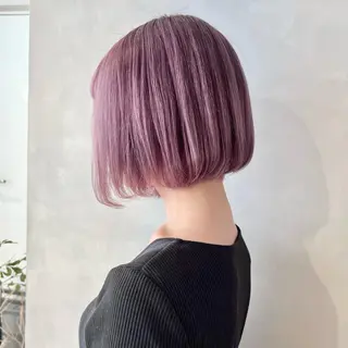 ショート カラー 🤍髪質改善➕透明感 カラー🤍川上葵のヘアスタイル