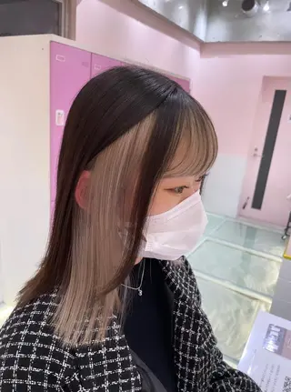 カラー 色落ち綺麗透明感カラ /ボブ/ナカツヒカルのヘアスタイル