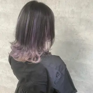 ミディアム カラー シールエクステ特化 ハイトーン、NANAのヘアスタイル