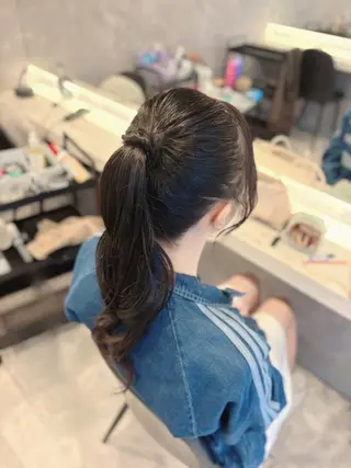 ロング ヘアアレンジ Maho ブリーチモデル募集中のヘアスタイル