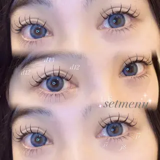 マツエク・マツパ Mell Yuuna ♡パリエク /束感のマツエク・マツパデザイン