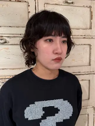 ショート パーマ RorriM natsuのヘアスタイル