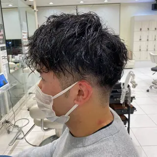 パーマ メンズ メンズサロンGRIT 店長　深山一平のヘアスタイル