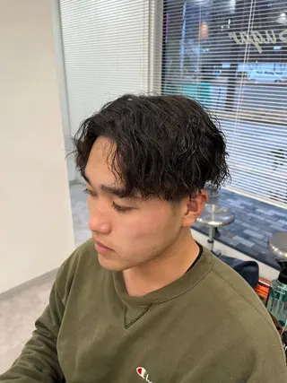 パーマ メンズ ✂️0円モデル募集中 ❣️坂本詩穂🌟彡のヘアスタイル