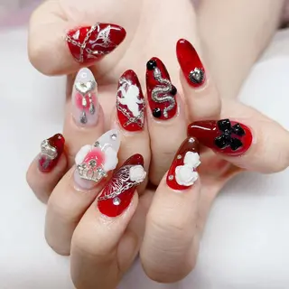 ロング 💜MIYA nail川崎店のネイルデザイン