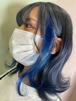 ミディアム カラー 望月 美玲のヘアスタイル