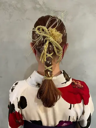 ロング ヘアアレンジ ♡トップスタイリス ト/美髪矯正hinaのヘアスタイル