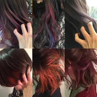 ミディアム カラー 原宿サロン代表 デザインカラー伊藤卓のヘアスタイル