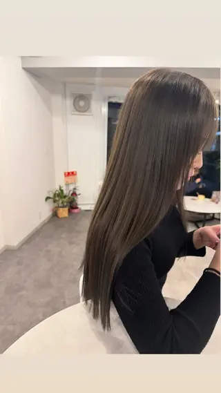 ロング カラー aile生駒/ 福田茜のヘアスタイル