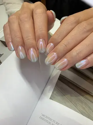 ネイル anyora nail salon所属・大人ワンホン キラキラ／Ayanoのネイルデザイン