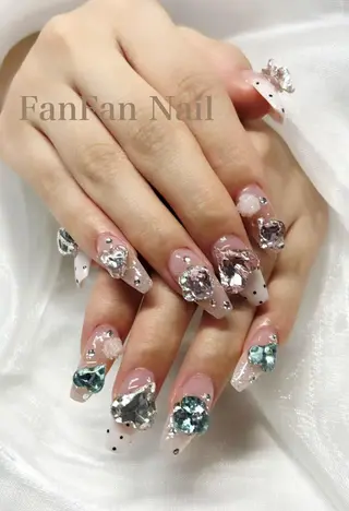 ネイル Fanfan  長さ出し専門のネイルデザイン