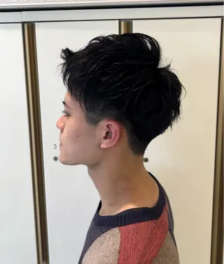 パーマ メンズ バレイヤージュ/ヘア アレンジ/shionのヘアスタイル