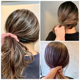 セミロング 🔍髪質改善診断🔎 長山　 シュンスケのヘアスタイル