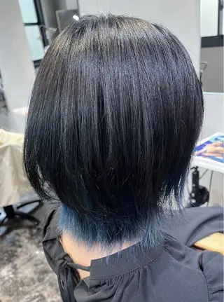 ミディアム カラー ハイトーン/韓国風/ 艶髪/吉祥寺のヘアスタイル