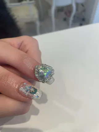 ネイル 束感まつ毛/ネイル/ LED♥KIRARAのマツエク・マツパデザイン