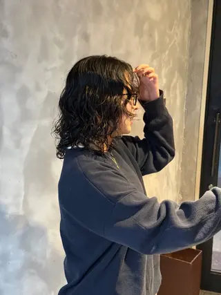 ミディアム パーマ Lycka ⋆✦ HIROMIのヘアスタイル