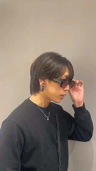 ショート パーマ メンズ 藤江 広人のヘアスタイル