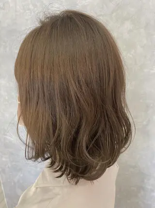 ミディアム カラー 五月女 隼人のヘアスタイル