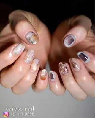 ネイル caress nail カレスネイル 代々木上原所属・カレスネイル さいのネイルデザイン
