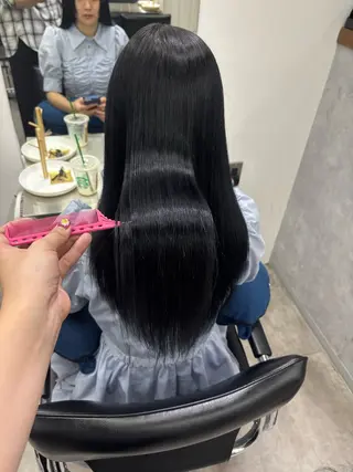 ロング ヘアセット☆ 髪質改善カラー☆まいのヘアスタイル