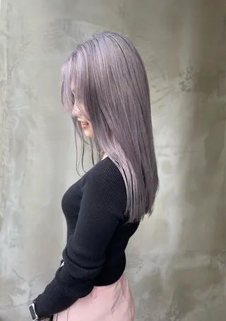 セミロング カラー regalo 水田のヘアスタイル