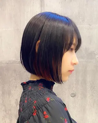 ショート カラー カットと縮毛矯正の匠 【こだま】のヘアスタイル