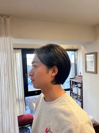 ショート メンズ Masaki ブリーチカラーのヘアスタイル