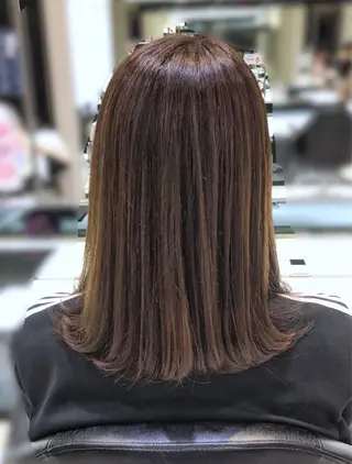 セミロング カラー ✨髪質改善✨ 田西　基彦のヘアスタイル