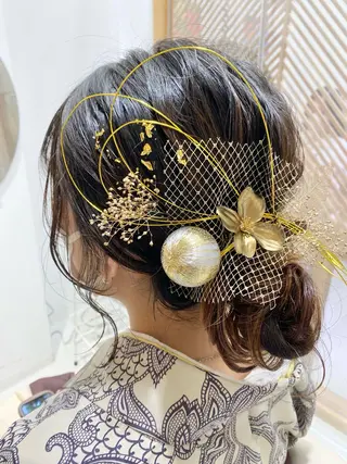 セミロング ヘアアレンジ ✨オール年代🆗 🤍内田亜由子のヘアスタイル