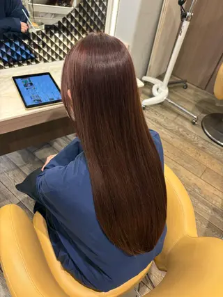 ロング パーマ Soleria所属・艶髪/酸性ストレート 根本零のヘアスタイル