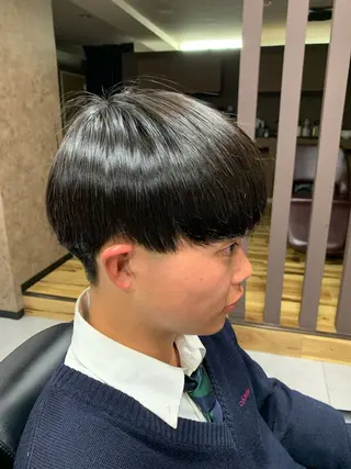 メンズ バーバーショップ涼桜新町店所属・田中大 パーマ/メンズカットのヘアスタイル