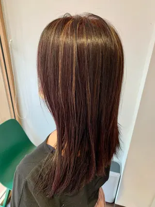 セミロング green feel 長原所属・西山 大樹のヘアスタイル