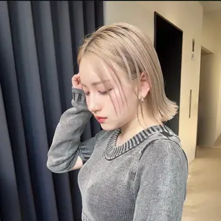 ミディアム カラー 銀座/メンズ特化/ ハイトーン/KANのヘアスタイル