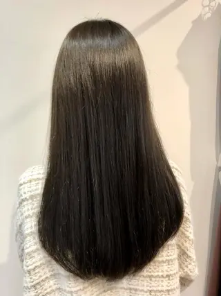 ロング カラー 青野 文香のヘアスタイル