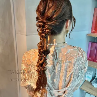 ヘアアレンジ charm《銀座》 ヘアセット/縮毛矯正のヘアスタイル