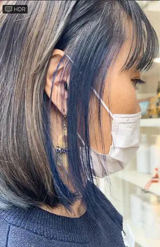 カラー Hokule'a 戸越銀座　向達真季のヘアスタイル