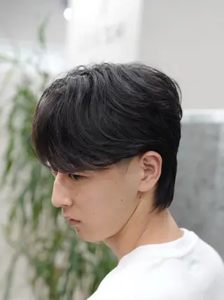 ショート パーマ メンズ SLASHメンズ専門 山口孔聖のヘアスタイル