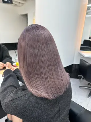 ミディアム カラー 𝐑𝐲𝐮𝐤𝐢 【店長】ALEAPのヘアスタイル