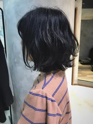 ミディアム カラー 松村 崇弘のヘアスタイル