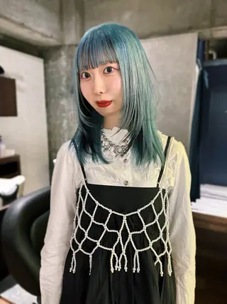 ロング カラー 🧡色落ちまで2度綺 麗なカラー🧡ヨシキのヘアスタイル
