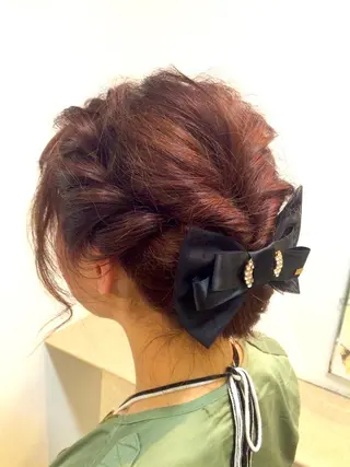 ショート ミディアム カラー ヘアアレンジ 大木 拓瑞のヘアスタイル