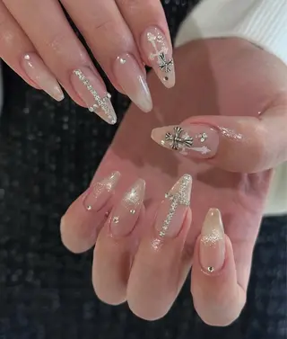 ネイル 🎀PG🩵 ネイルサロンのネイルデザイン