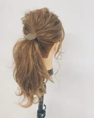 ロング ヘアアレンジ Stir maison[ステアメゾン]所属・layer cut /MIKUのヘアスタイル