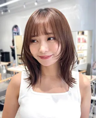 ミディアム sand 大阪梅田所属・ショートパーマ🌀 ✂︎小寺仁紫のヘアスタイル