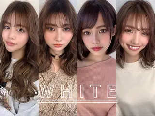 ロング カラー 上霜 菜月のヘアスタイル