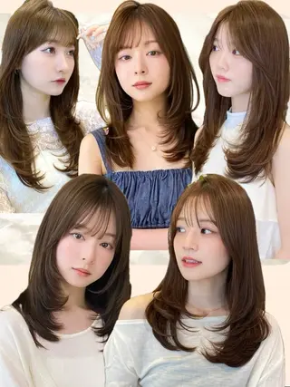 ロング カラー 🌼アユム/レイヤー ハッシュカット🌼のヘアスタイル