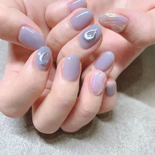 カラー ネイル Cozy_ ilumのネイルデザイン