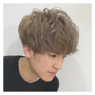 ショート カラー ヘアアレンジ メンズ ange☞ soutaのヘアスタイル