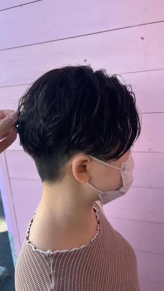 ショート パーマ ミシェル /韓国ヘア🕊️のヘアスタイル